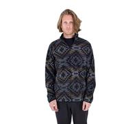 Hurley Mesa Windchill 1/4 Zip Maglione Pullover, Expresso, L Uomo