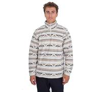 Hurley Mesa Windchill 1/4 Zip Maglione Pullover, Osso, S Uomo