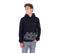 Hurley Oceancare Columbia Hood Felpa con Cappuccio, Nero, L Uomo