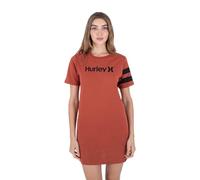 Hurley Oceancare O&o Tee Abito SS Vestito, Corallo Lavato, S Donna