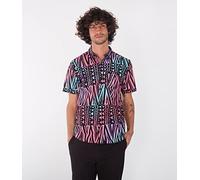 Hurley Org Wedge SS Maglietta, Viola Chiaro, XL Uomo