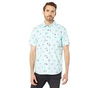 Hurley Org Windansea SS Maglietta, Foglia di tè, M Uomo
