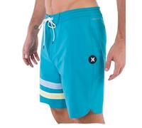 Hurley Phntm Blck Prty Rngd 18 Costume a Pantaloncino, Totale Turchiose, 0 Uomo
