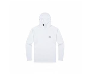 Hurley - Rash Slim Fit L/S Icon Hooded - Lycra XXL bianco