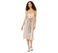 Hurley Sara Midi Dress Vestito Casual, Riga Romana, S Donna