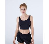 Hurley Solid Active Tank Maglietta, Nero, M Donna