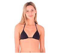 Hurley Solid Itsy Bitsy Bikini Top, Nero, S Donna