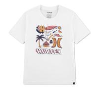 Hurley T-Shirt Grafica Manica Corta Bambino, Bianco, 2-3 Anni