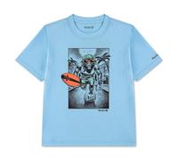 Hurley T-Shirt Grafica Manica Corta Bambino, Blu, 13-15 Anni