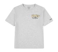 Hurley T-Shirt Grafica Manica Corta Bambino, Grigio, 8-10 Anni