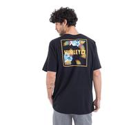 Hurley T-Shirt Manica Corta Uomo - Everyday Four Corners Nero