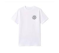 Hurley - Tee S/S Printing Press Evy - T-shirt L bianco