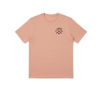 Hurley - Tee S/S Printing Press Evy - T-shirt M beige/fuchsia