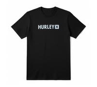 Hurley - Tee S/S Printing Press The Box - T-shirt S nero