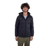 Hurley thread collective inc. Portage Puffer Bomber Jacket Giacca, Nero, L Uomo