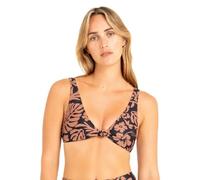Hurley Top con Nodo Bayside Parte Superiore del Bikini, Nero, M Donna