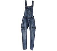 Hurley W Oceancare Denim Dungaree Pants, 34 Donna