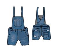 Hurley W Oceancare Denim Tuta Corta W Oceancare Denim Tuta Corta Donna