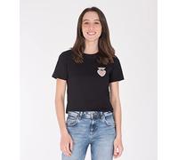 Hurley W Oceancare Hope SS Tee Maglietta, Nero, S Donna