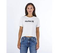 Hurley W Oceancare O&o SS Tee Maglietta, Marshmallow, L Donna