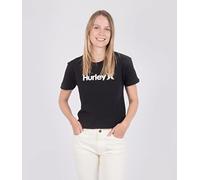 Hurley W Oceancare O&o SS Tee Maglietta, Nero, S Donna