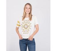 Hurley W Oceancare Totem Front Back Tee Maglietta, Marshmallow, S Donna