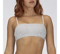 Hurley W Radial Straight Surf Top Partes di Top Bikini, Donna, Bianco, S