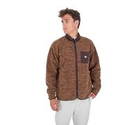 Hurley Woodland Burrito Zip Maglione Pullover, Pietra terrestre, XL Uomo