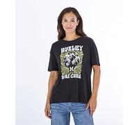 Hurley Zak Oversized Tee Maglietta, Caviale, S Donna