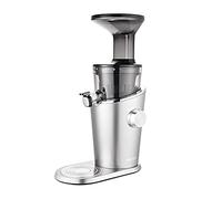 Hurom | Estrattore di Succo H-100 - Frullati e Gelati di Frutta e Verdura, Estrazione a Freddo a Bassi Giri, Design Compatto, Motore Silenzioso, Pulizia Rapida, 3 Filtri in Dotazione - Silver
