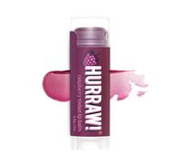 Hurraw! Balsamo per labbra con colore lampone: biologico, vegano certificato, crudeltà animale e glutine. Ingredienti 100% naturali senza OGM. Senza cera d'ape, Karité, soia e olio di palma.