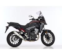 HURRIC Supersport Terminale Slip-On per HONDA CB500X 471 ccm Bj. 13-16, Nero