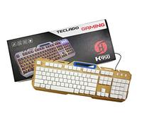 HURRICANE Gaming Tastiera bianca retroilluminata.