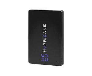 HURRICANE Hard disk esterno da 200 GB, 2,5", USB 3.0, MD25U3, hard disk esterno per foto, smart TV, PC, laptop, MacBook, Chromebook compatibile con Windows Mac OS Linux, nero