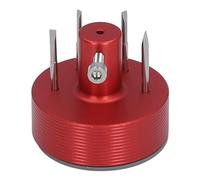 HURRISE Kit di Attrezzi per Cinturini con 4 Teste di Cacciavite Leggero e Portatile, Materiale in Acciaio di qualità, per Varie Riparazioni di Cinturini per Orologi (rosso)
