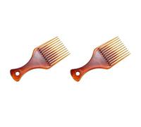Hurromy 2X Pettine per Capelli Forchetta Pettine Inserto Acconciatura Ricci Strumento Styling Pettine per Capelli per & Donne