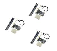 Hurromy 3X NGFF M2 PCI-E Pcie Desktop Bluetooth Converter Scheda Adattatore con 6 Antenne AC per AX200 9260AC 8265NGW
