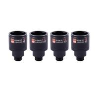 Hurromy 4X HD CCTV Lens 3.0MP M12 2.8-12mm varifocale CCTV IR HD Lens, F1.4, a manuale Zoom