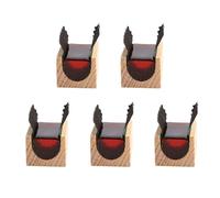 Hurromy 5 pezzi di resina di colofonia ad alta purezza, bassa polvere per violino, viola, violoncello, orchestra una corde, strumenti musicali, accessori