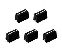 Hurromy 5 tappi per fader universali per fader, con cerniera dritta, per console di mixer per controller DJ, XDJ