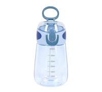Hurromy Flacone da 400 ml con cannuccia per bambini con manico, ampia apertura, carino, a prova di perdite, A