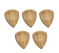 Hurromy Plettri scanalati, plettri in legno, plettri in legno per chitarra elettrica, chitarra acustica o basso, E