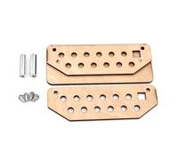 Hurromy Rastrelliera per Intaglio Organizzatore Multiforo Scaffale In Legno per Strumenti da Intaglio