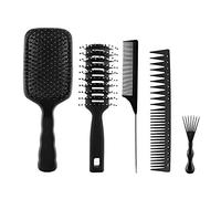 Hurromy Set di spazzole per capelli districante pettine per capelli per capelli lunghi, spessi e ricci capelli naturali massaggio cuoio capelluto strumento per capelli