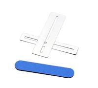 Hurromy Set di strumenti per la riparazione dei della chitarra, protezione per tastiera in acciaio e strumento per liutaio di lucidatura