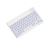Hurromy Tastiera Retroilluminata 10 Pollici Portatile Bluetooth Mute Tastiera per Telefoni Cellulari, Tablet e Laptop, Tastiera A
