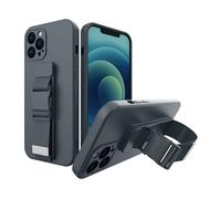 HURTEL Antiurto, con protezione dello schermo, in TPU COVER per Apple iPhone 12 Mini, Blu