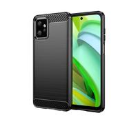 HURTEL Carbon COVER per Motorola Moto G Power 2023, Nero