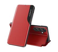 HURTEL Eco Leather View CUSTODIA A LIBRO per Samsung Galaxy S25+, Rosso