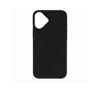 HURTEL in crusca di grano, nera CUSTODIA per Apple iPhone 16 Plus, Nero